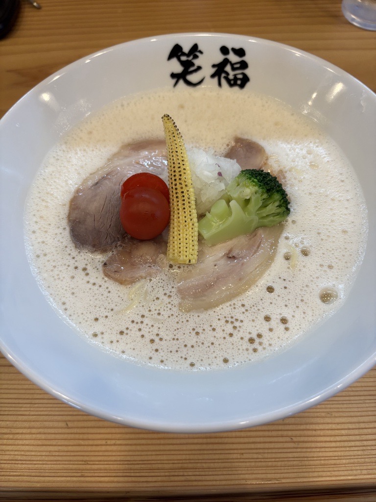 クリーミー白湯ラーメン