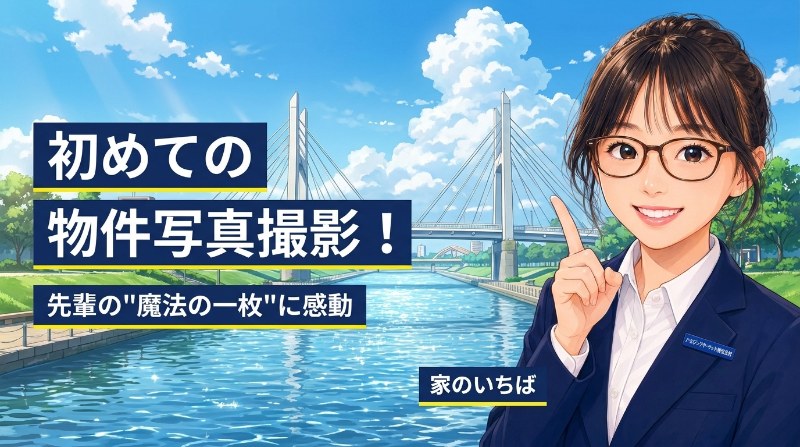 【家のいちば】初めての物件写真撮影に同行！先輩の